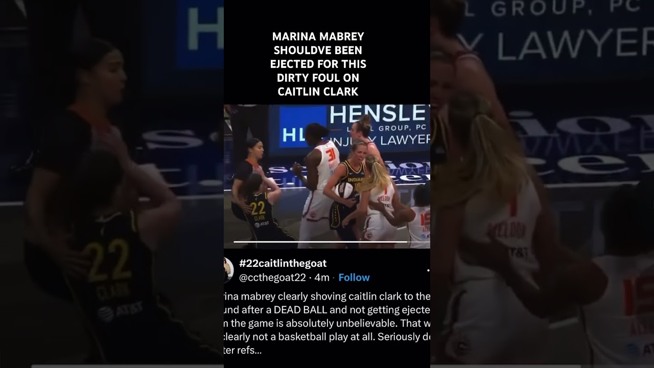 Marina Mabrey and Jacy Sheldon commit DIRTY FLAGRANT fouls against Caitlin Clark. #refsaretrash
