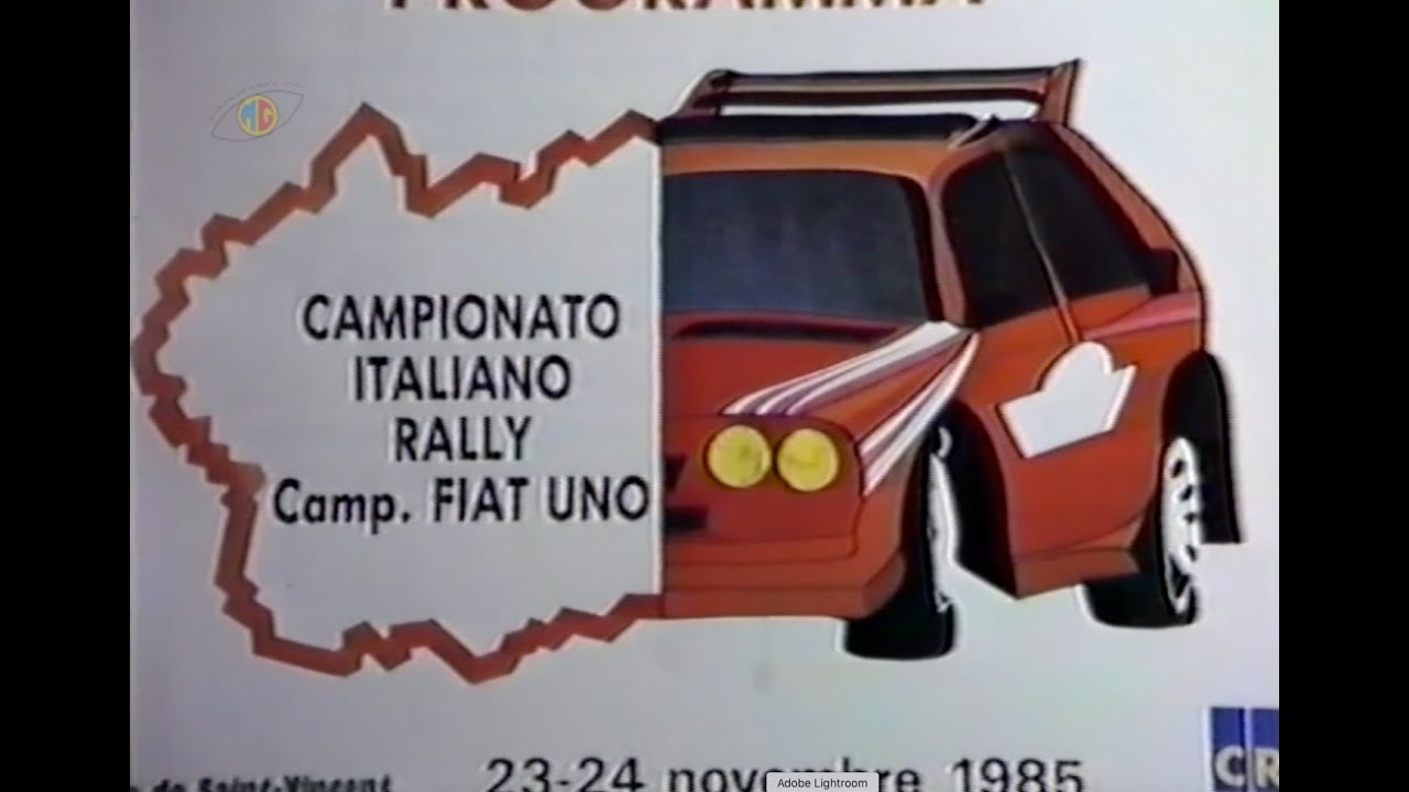 Rally Valle d'Aosta 1985 - sintesi