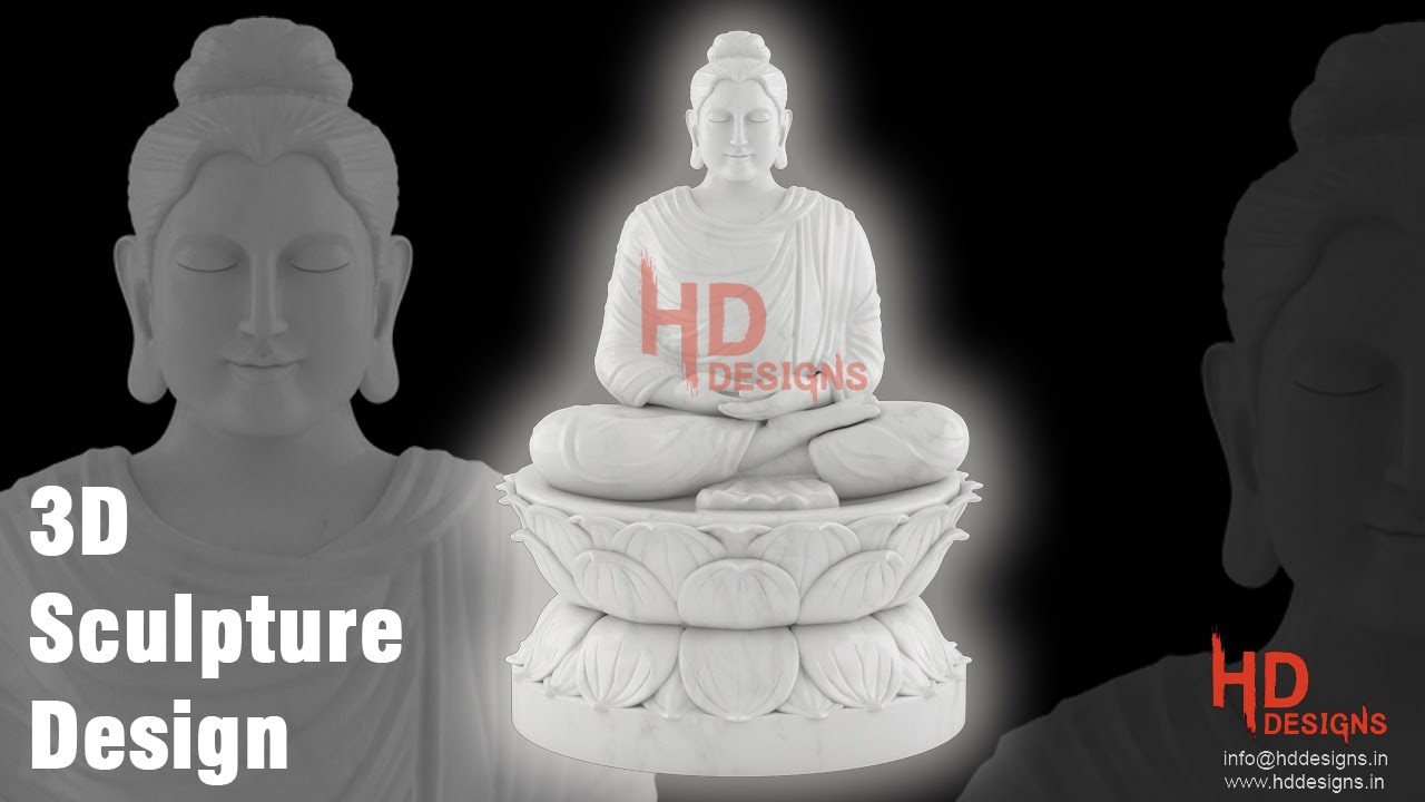 Buddha 3D Model Animation -  