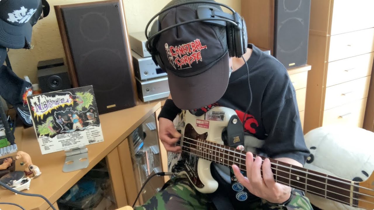 【弾いてみたをやってみた】NIGHTMARE / Caused (1988)【bass cover】