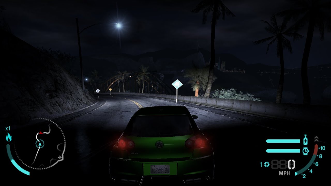 Need for Speed: Carbon how to get to Canyon in free roam