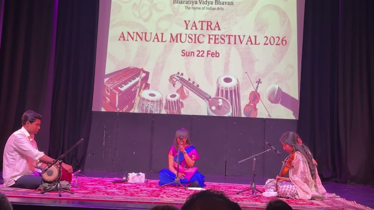 Shreya Srinivasan at Bharatiya Vidya Bhavan 22 Feb 2026