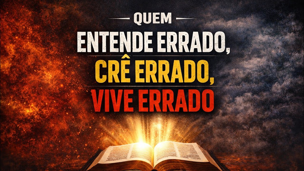 QUEM ENTENDE ERRADO, CRÊ ERRADO, VIVE ERRADO.