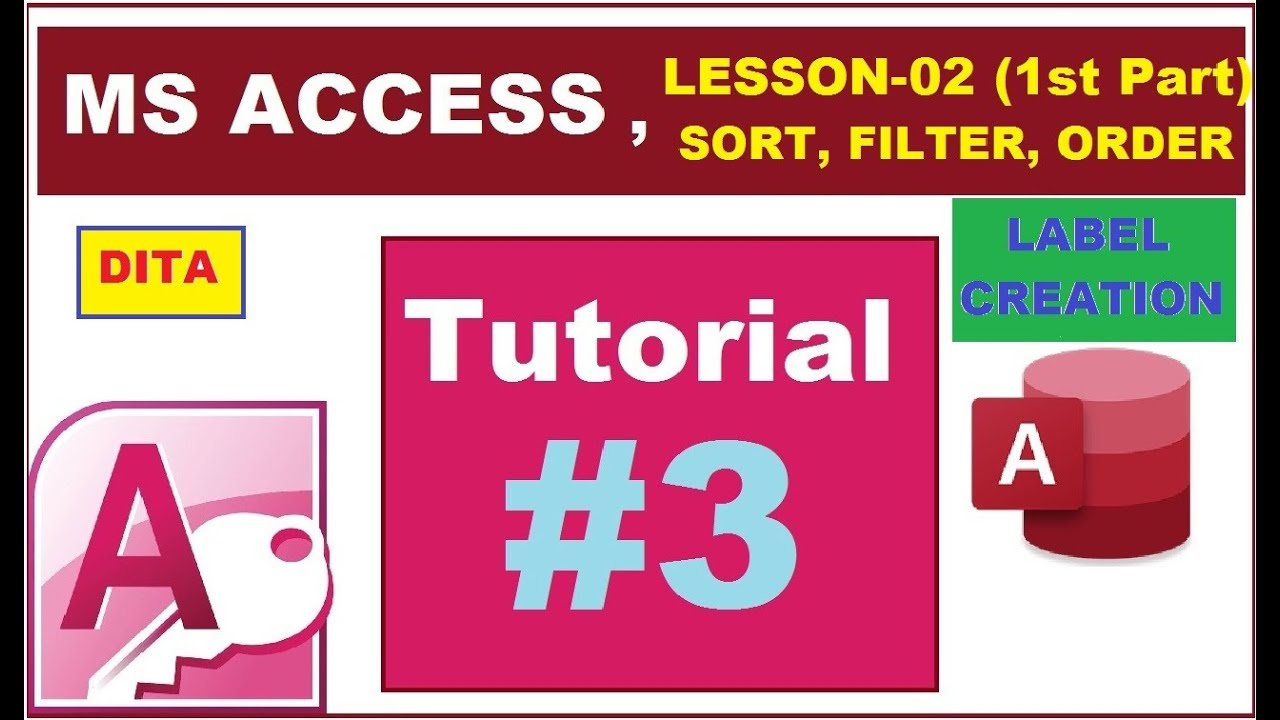 Ms Access 2010 Table Design with Validation Rules and Validation Text II Les -2 (1st Part ) Table