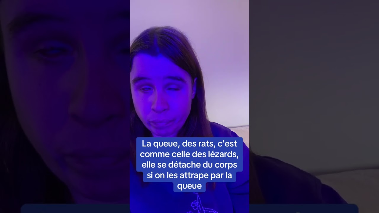 ￼ la queue du rat, c’est comme celle du lézard ￼