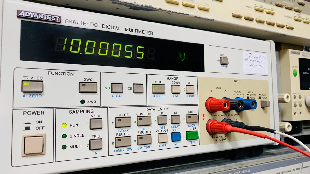 Advantest R6871E-DC Mini Multimeter Review/Repair 7.5 digits!
