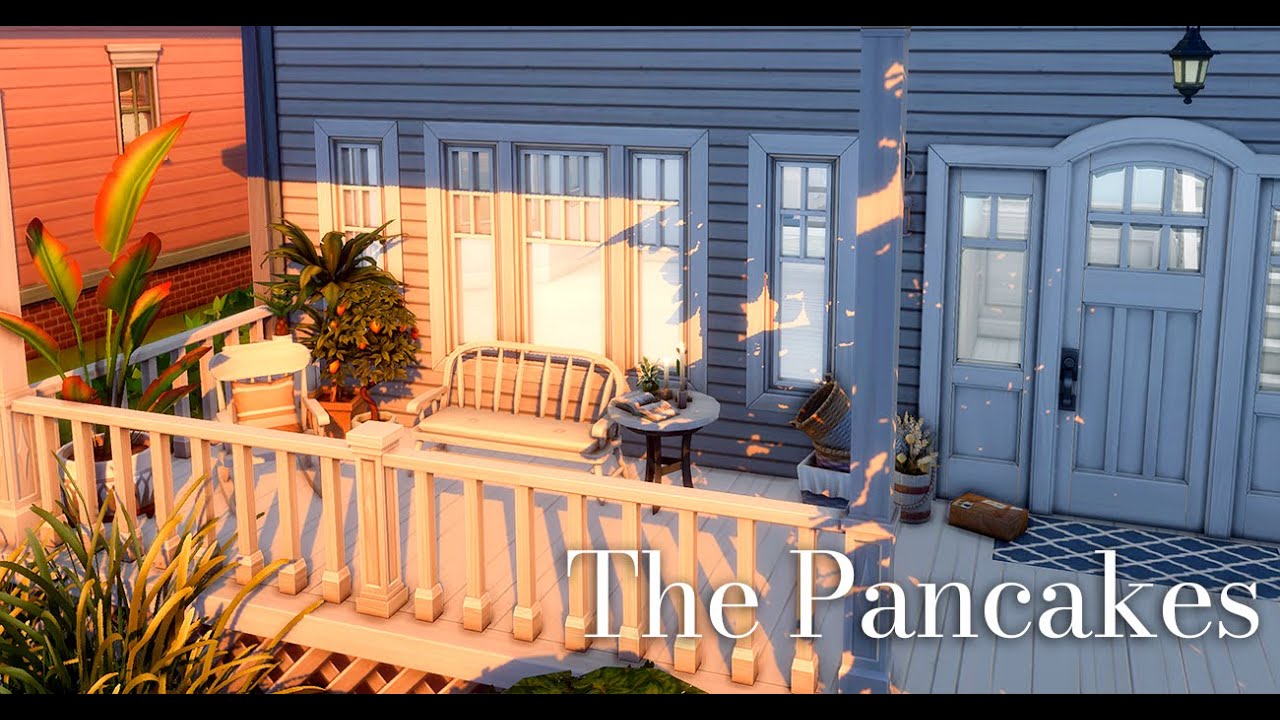 The Pancakes House Renovation 팬케이크네 리모델링┃The Sims 4┃Speed build┃NoCC