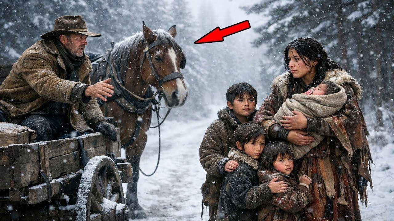 Cavalo levou fazendeiro a família nativa em nevasca. A descoberta em seguida o chocou!