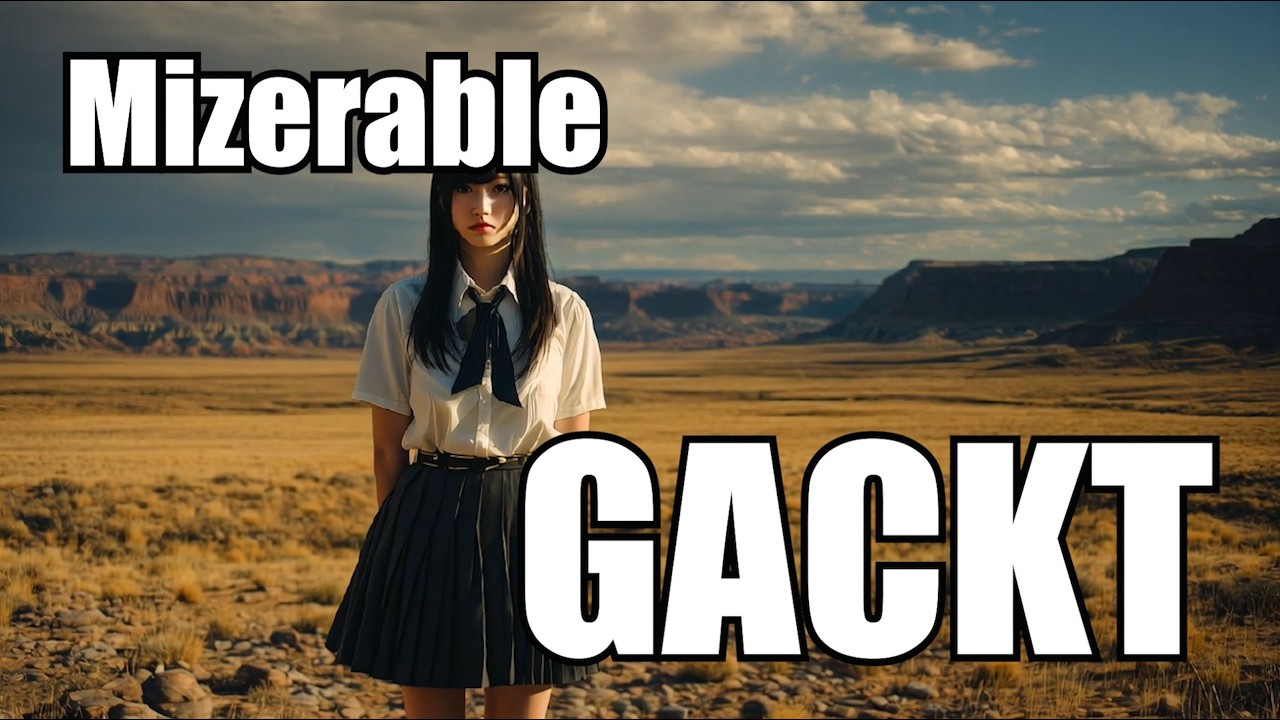 Mizerable / GACKT｜もしもガールズバンドが歌ったら【AI Cover】