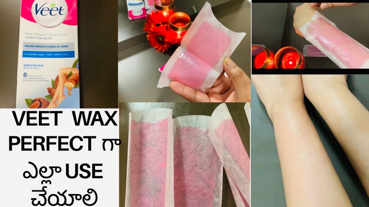 Veet Wax Review +Demo | How To use Veet Wax Strips ?? Waxing at Home | ఇంట్లోనే waxing చేయడం ఎల్లా