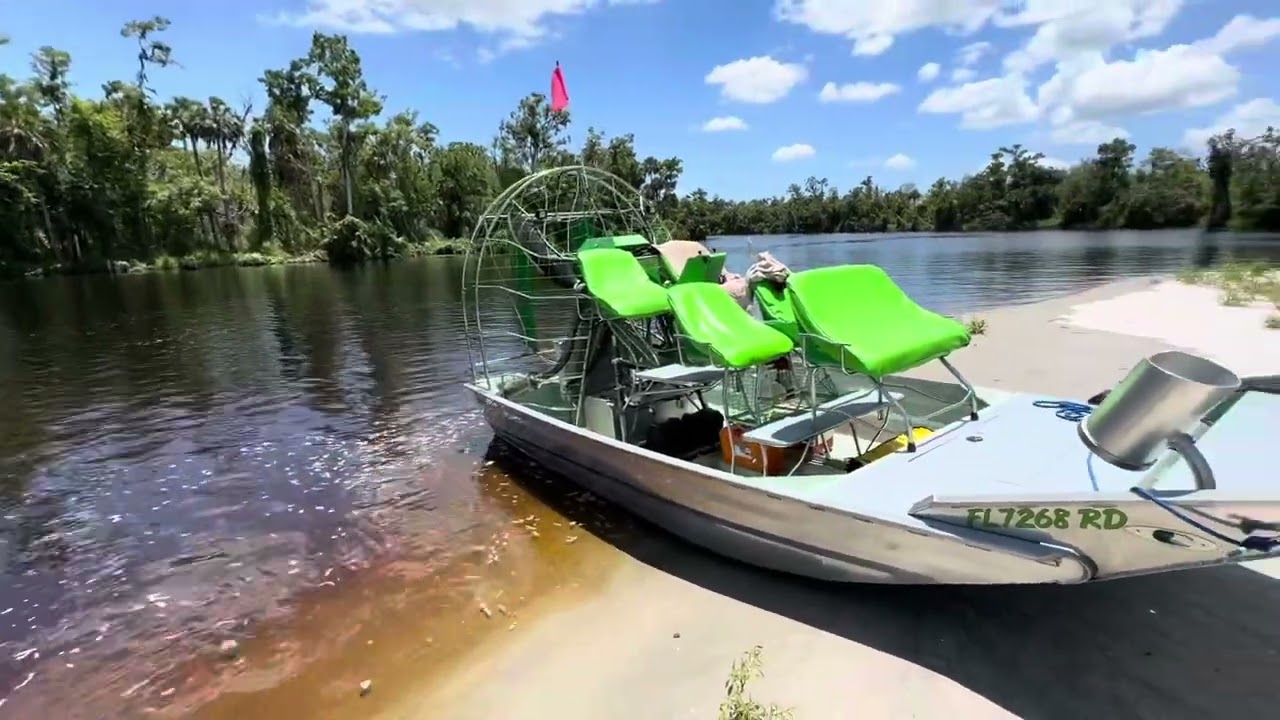 July 4th 2024 Air Boating on the Peace River Punta Gorda FL