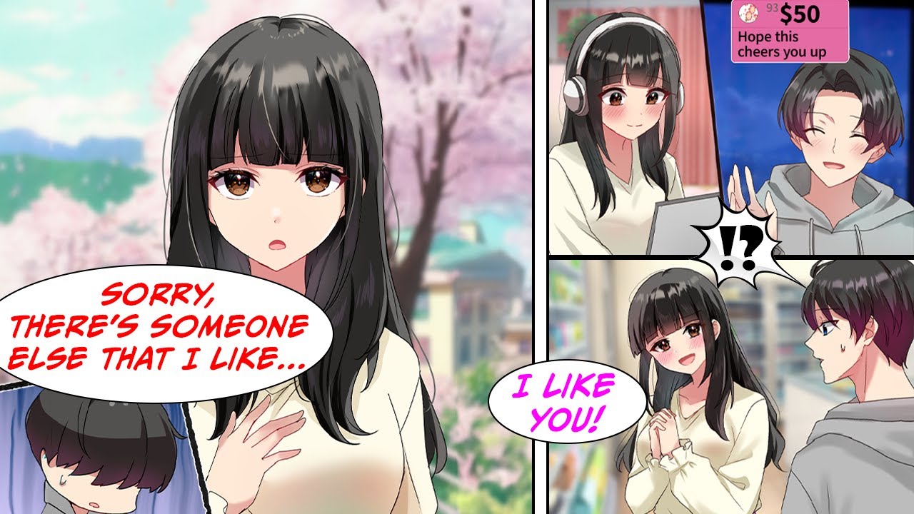 [Manga Dub] The girl that rejected me was a big fan of my streams...!? [RomCom]