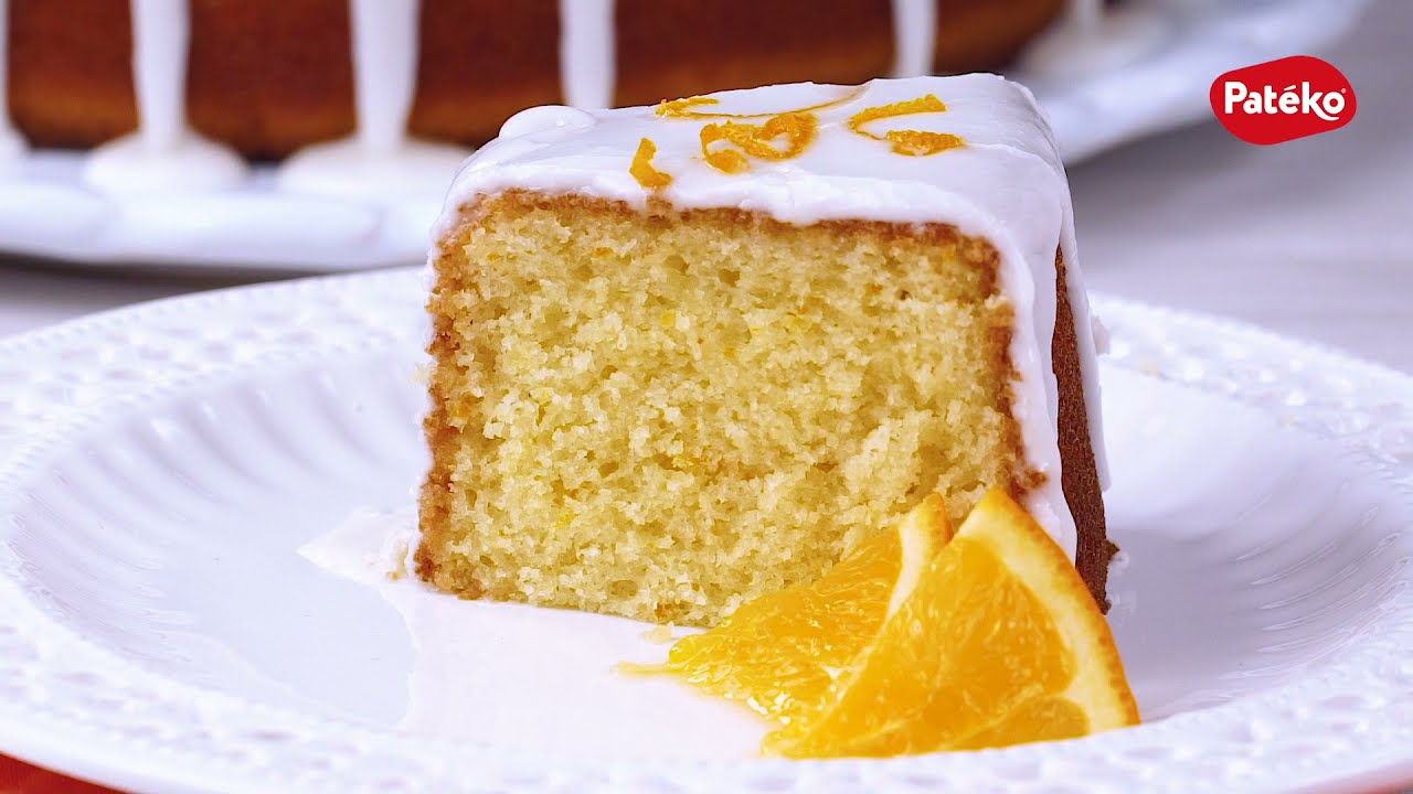 Receita de Bolo de Laranja com Glacê