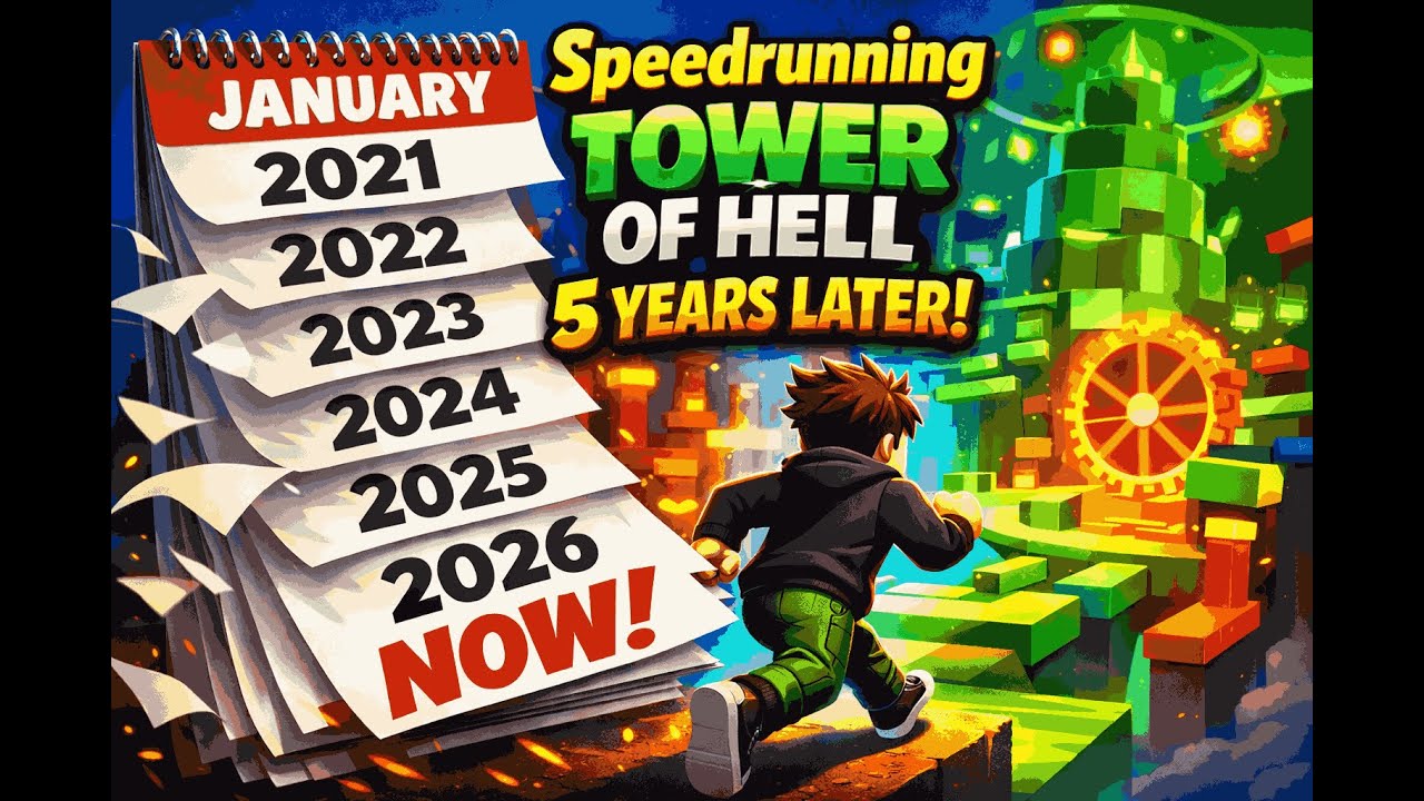 Speedrunning Tower Of Hell 5 Yeats Later