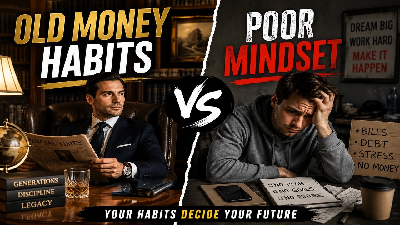 Old Money Habits vs Poor Mindset: The Real Reason Wealth Survives Generations