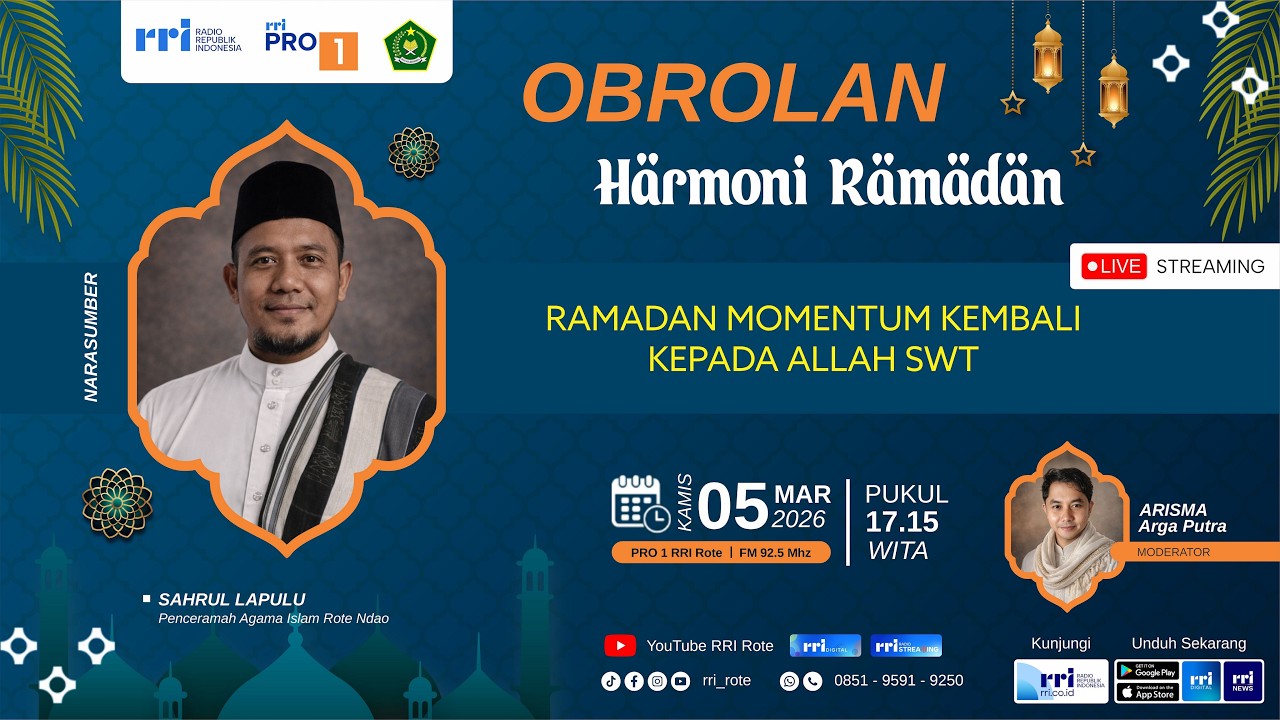 🔴RAMADAN MOMENTUM KEMBALI KEPADA ALLAH SWT - OBROLAN HARMONI RAMADAN