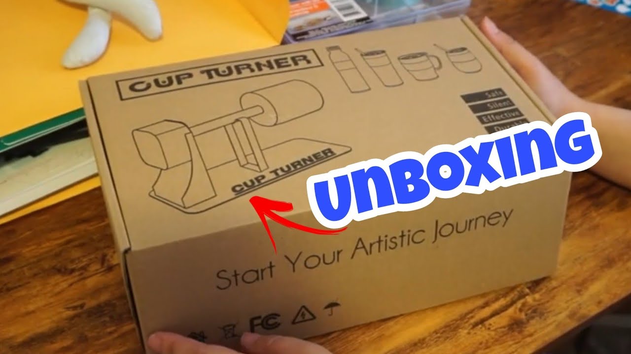 Unboxing cup turner from amazon