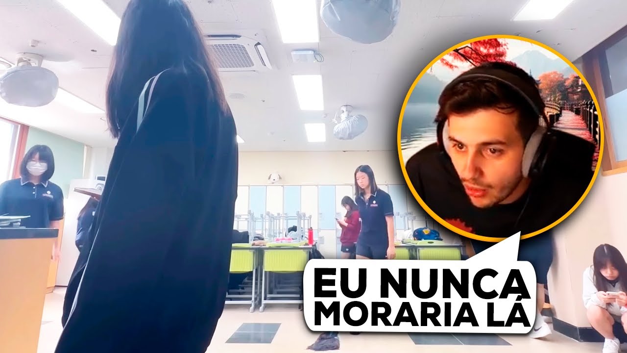 GABE REAGE AO DIA DIA EM UMA ESCOLA COREANA