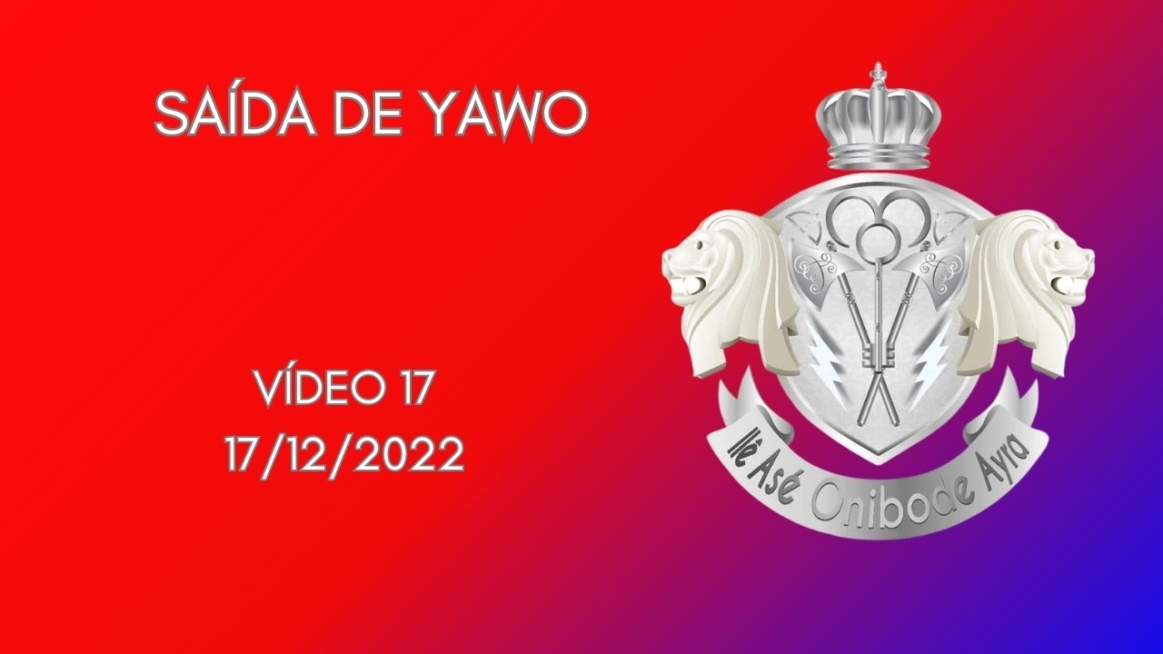 Saída de Yawo em 17122022 em Ilê Asé Onibode Ayra   vídeo 17