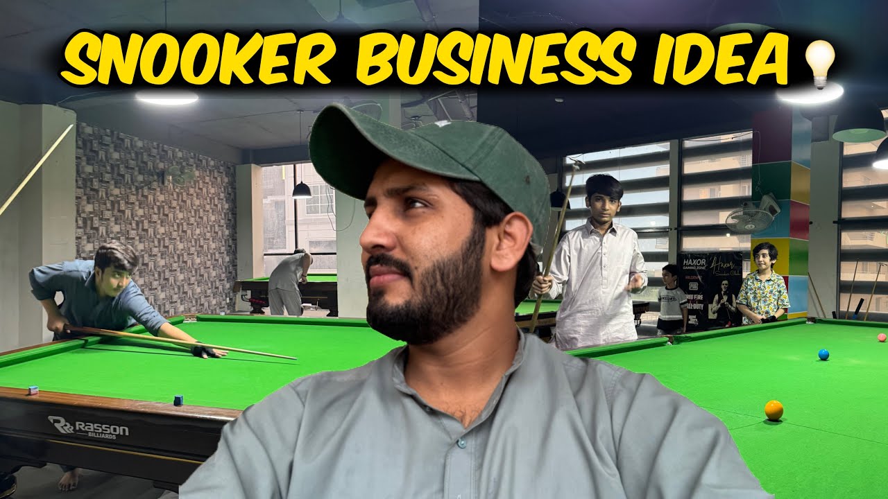 Snooker Club Business In Pakistan | How To Start A Business @ManzoorTabassum