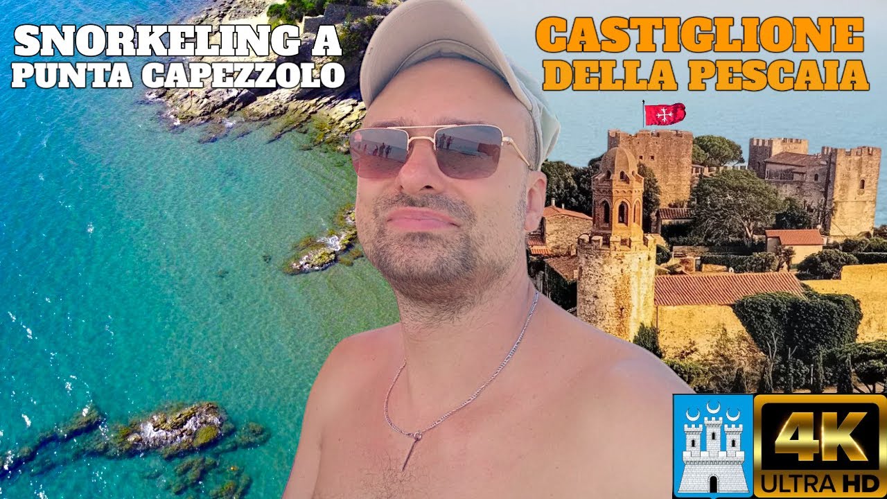 Castiglione della Pescaia (Gr) 🚩Borgo Fortificato dalla Rep. di Pisa 🦅& Spiaggia di Punta Capezzolo🌊