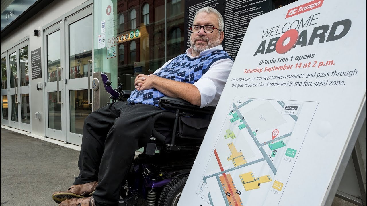 Riding the rails in a wheelchair: Rating O-Train for accessibility