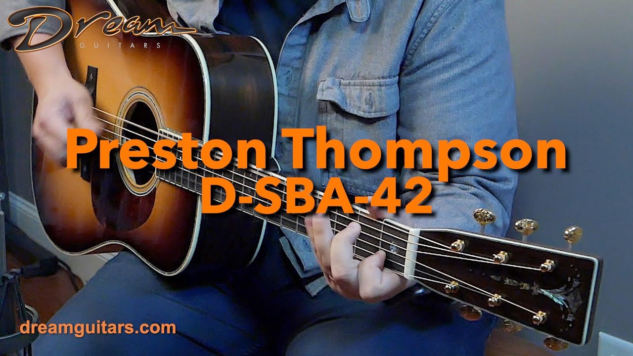 Brand New Preston Thompson D-SBA-42, Shipwreck Brazilian & Adirondack Spruce