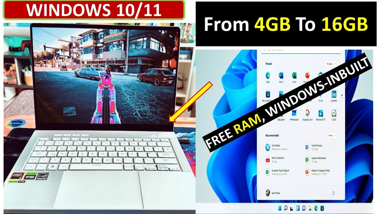 Increase Your Windows RAM for FREE & Make Your PC Run Much Faster!