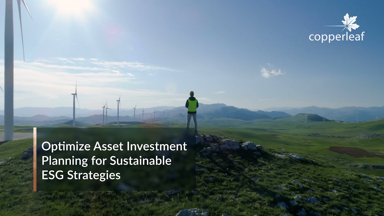 Optimize Asset Investment Planning for Sustainable ESG Strategies