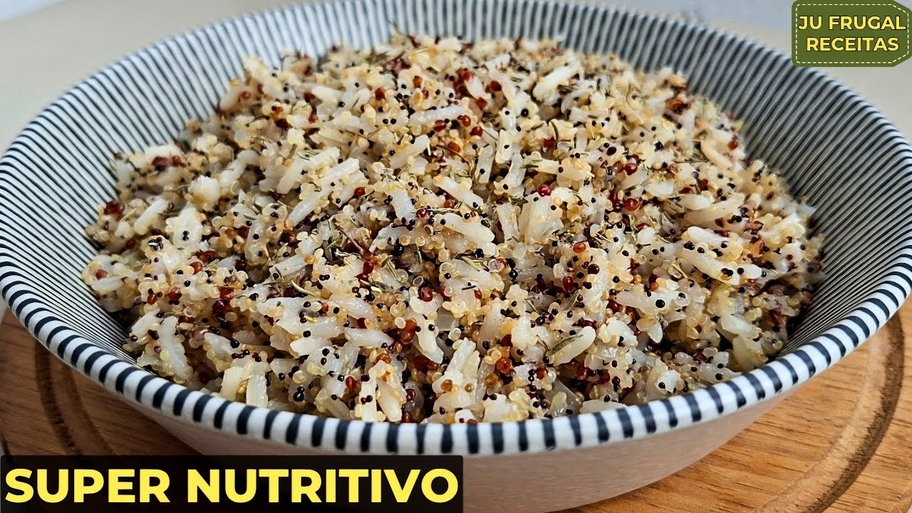 Sabor e Saúde: Como Fazer ARROZ com QUINOA Super Fácil e Nutritivo