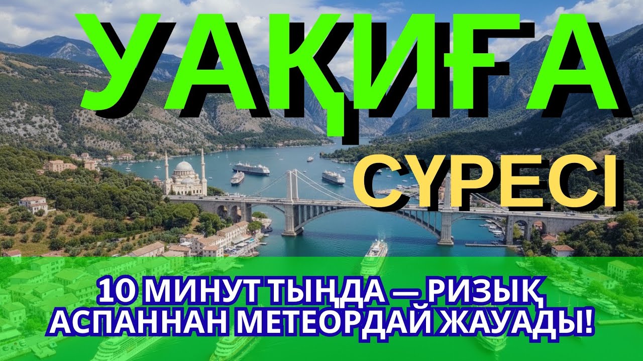 7 күн үзбей оқы! Уақиға сүресі байлық есігін ашады!