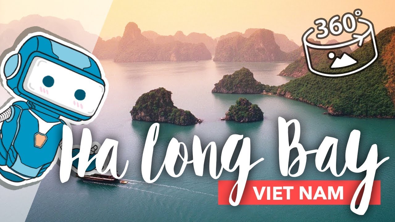 BEST 360 VIDEO VR 4K | Halong Bay FLYCAM - The Astonishing World Heritage Site in Vietnam
