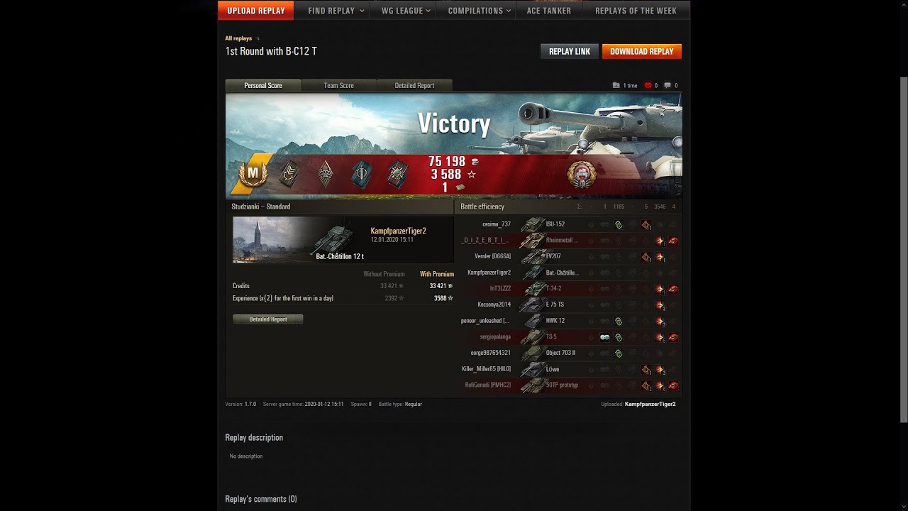 KampfpanzerTiger2 BC12t Studzianki