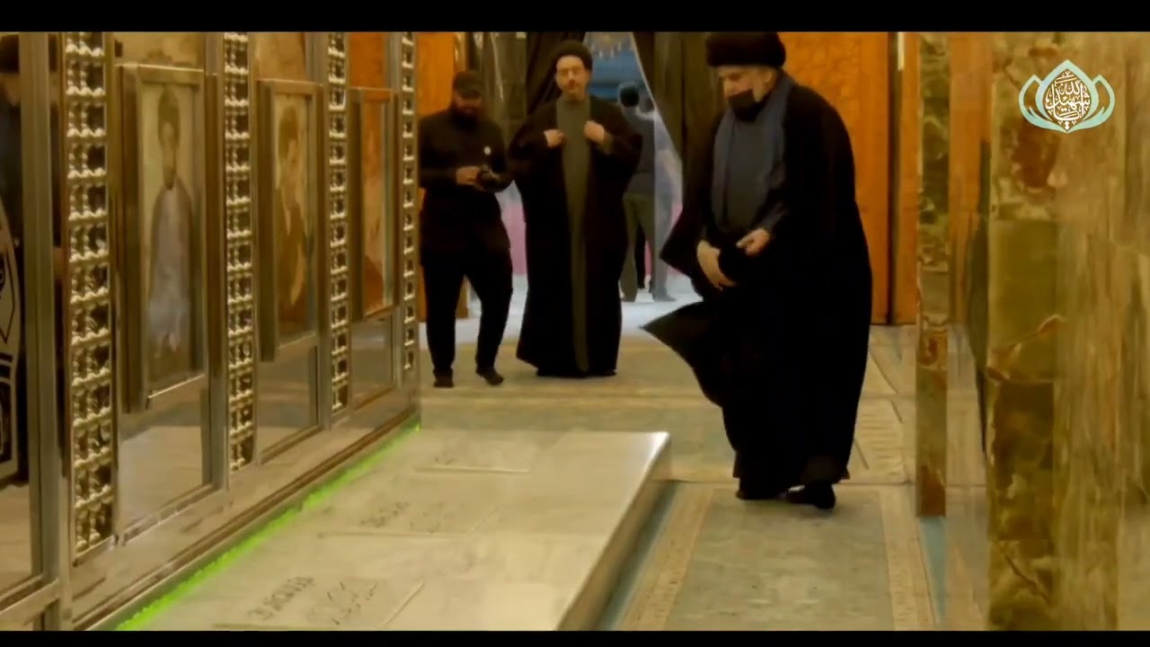 زيارة سماحة القائد السيد مقتدى الصدر (اعزه الله) للمرقد الطاهر ليلة ٢٨ شعبان المعظم ١٤٤٧