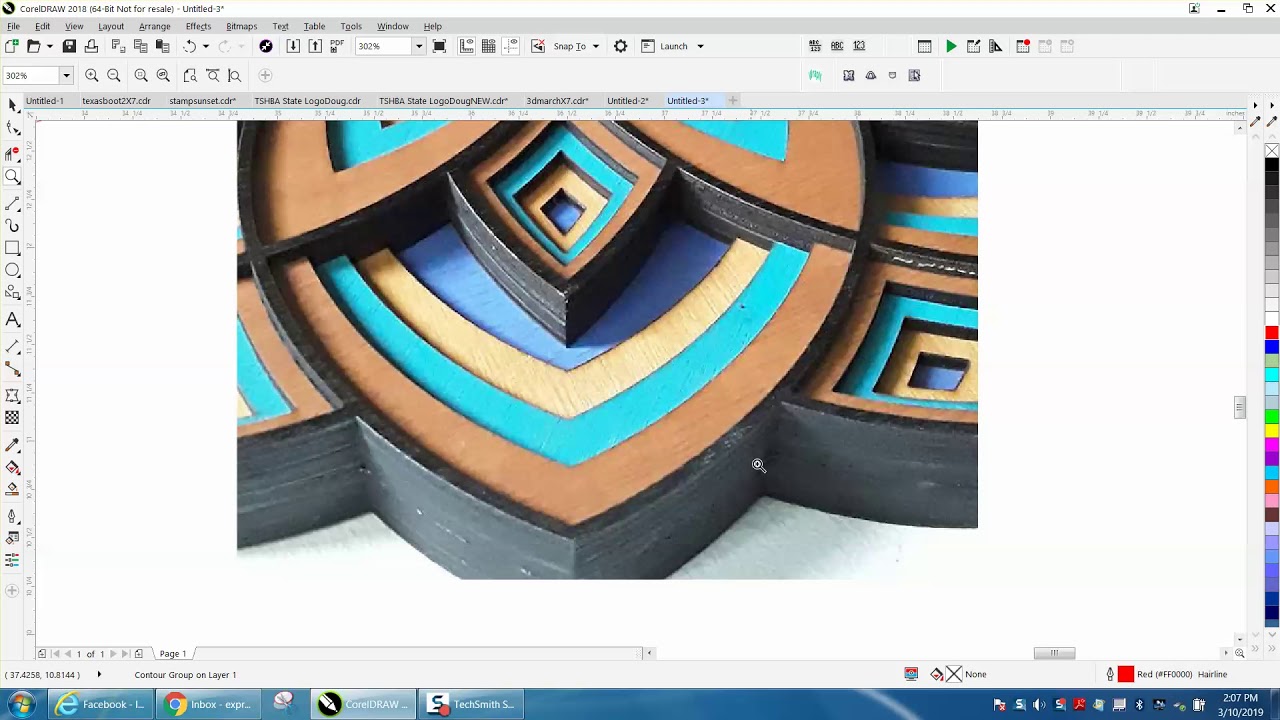Corel Draw Tips & Tricks Layered art work part 1