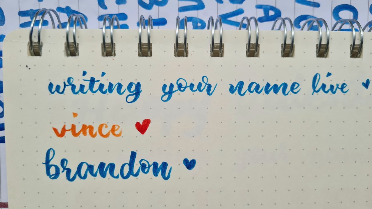 writing your name✍️
