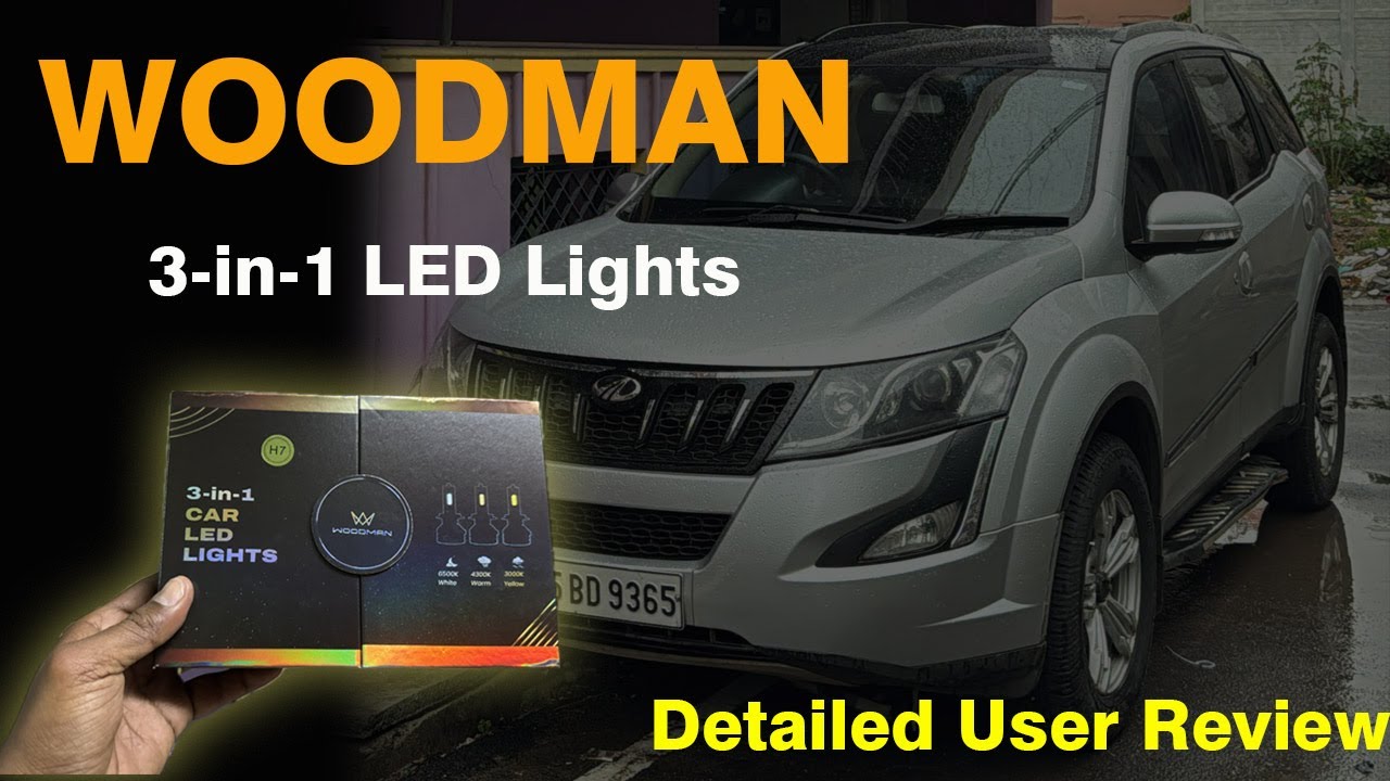 Woodman 3 in 1 LED light for XUV500 #car #video #xuv500 #automobile #headlight @Hussains Brief