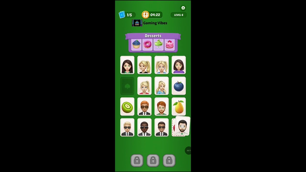 Pop Pair : Solitaire Match Level 6 Walkthrough Solution