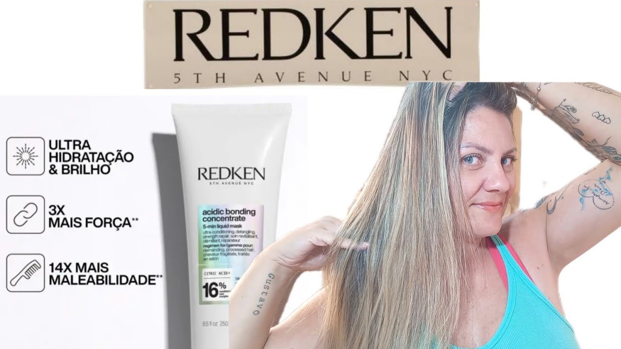 Novo Redken Acidic Bonding Concentrat liquid mask 5min ♡ Lançamento ☆#cabelo #loiro #redken #blonde