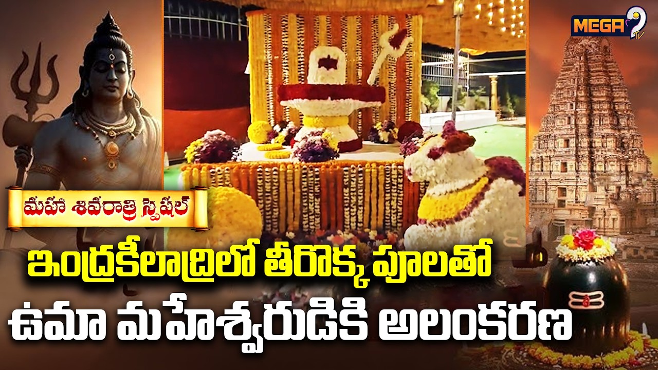 Shivaratri Special : ఇంద్రకీలాద్రిపై మహా శివరాత్రి వేడుకలు | Indrakeeladri | Mega9tv
