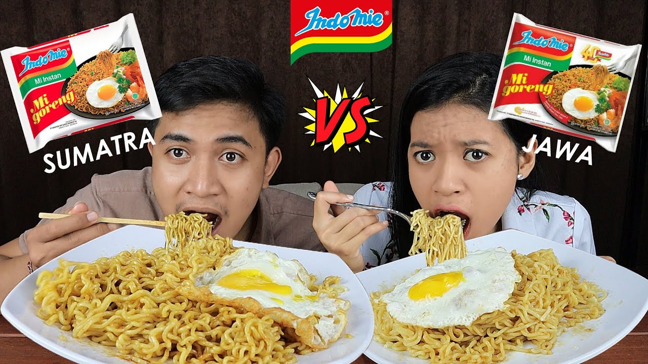 BATTLE INDOMIE SUMATRA vs INDOMIE JAWA bareng @ricarica9698 #foodbattle
