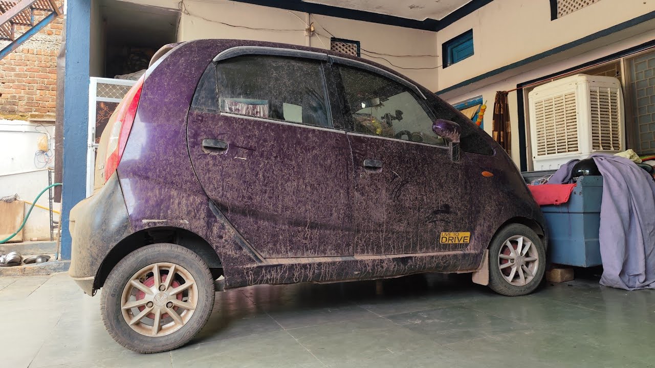 tata nano twist XT engine oil change/ grate 15w/40 gulf 