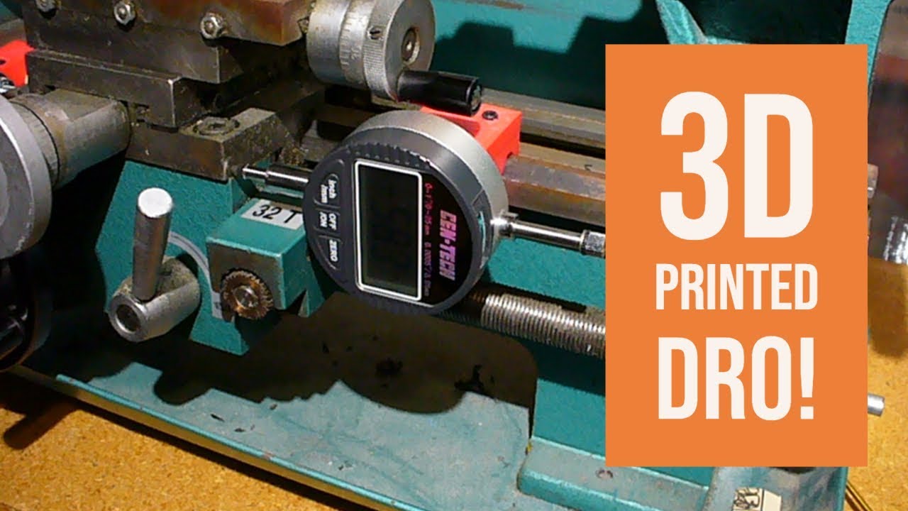 Mini Lathe  - 3D Printed DRO!