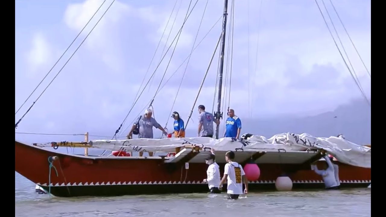 Northern Mariana Islands at Wa’a Arrival Ceremony at FestPAC