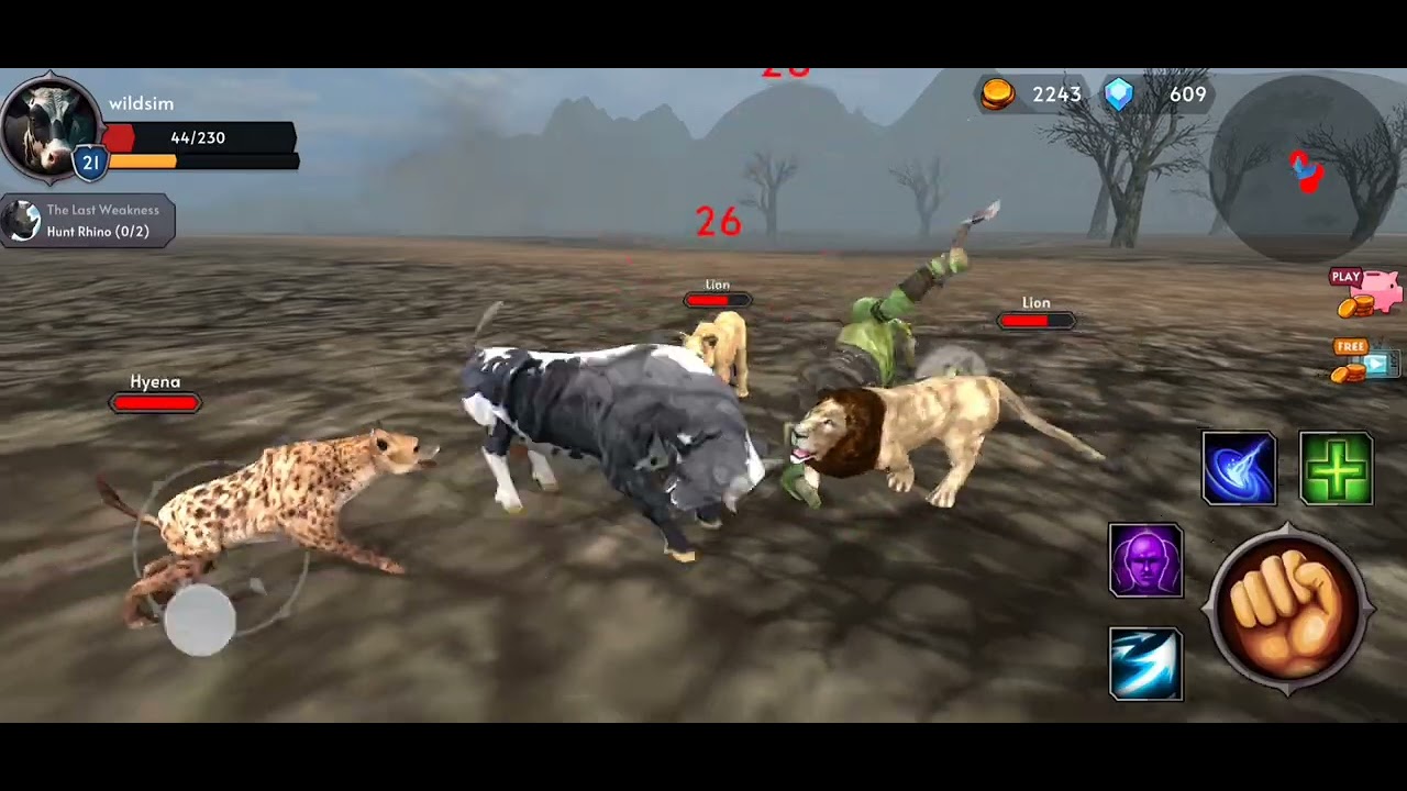 Wild Angry Bull 🐂 Simulator / The Cow 🐄