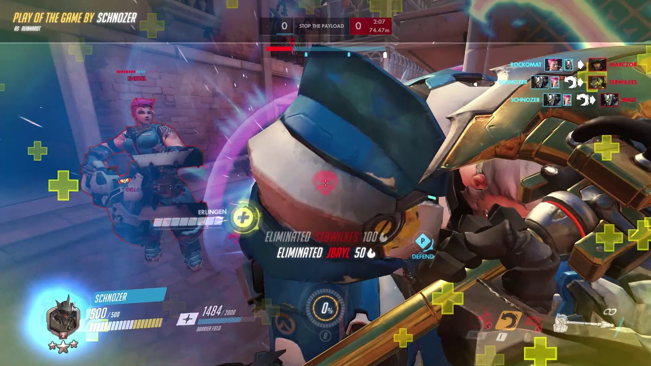 Demolished by massive schnoze