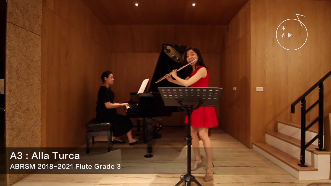 ABRSM GRADE 3 2018-2021 Flute Exam Pieces A3 : Alla Turca