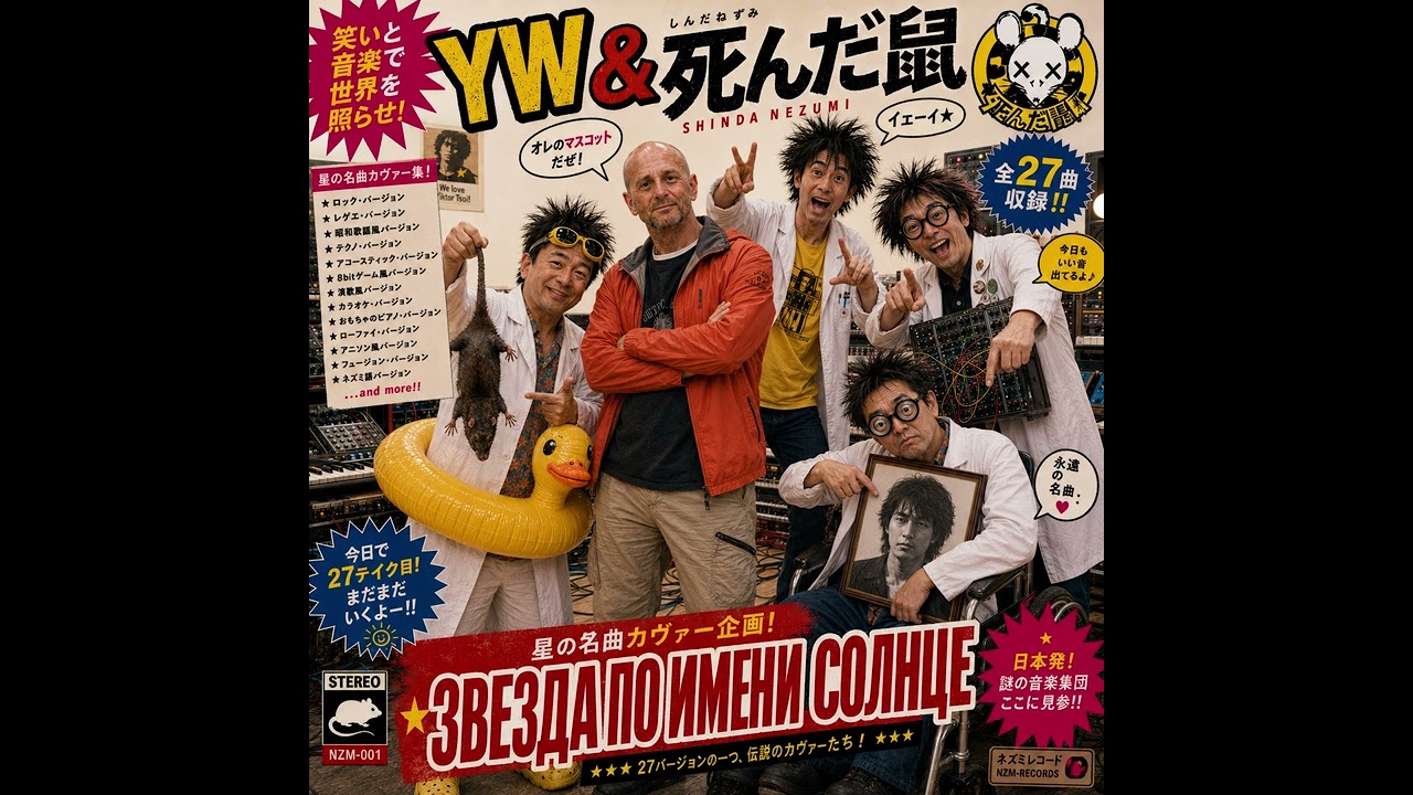 YW & 死んだ鼠 (Shinda Nezumi) - Звезда по имени Солнце [Cosmic Mix] (Кино / Виктор Цой cover)