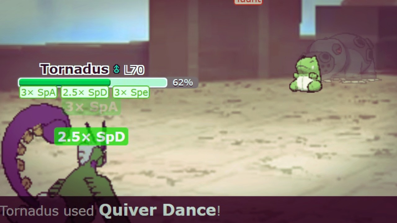 This Tornadus was hacking.