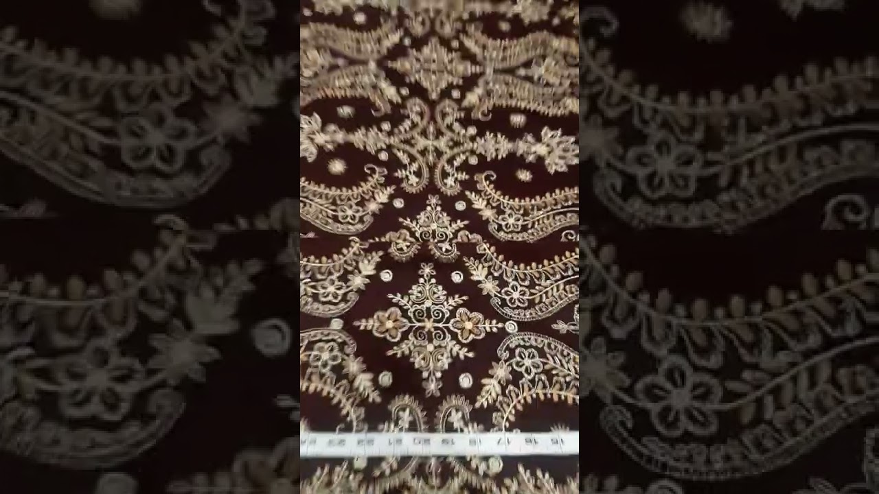 Baroque Velvet Shawl Collection - VS 32